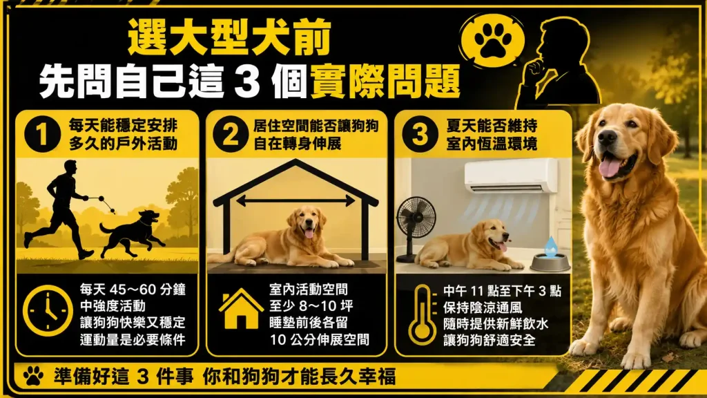 台灣濕熱氣候養大型犬前先看這篇：3 種耐熱體質怎麼挑