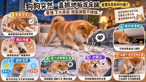 7個原因解析：狗狗突然一直抓地板的行為背後真相