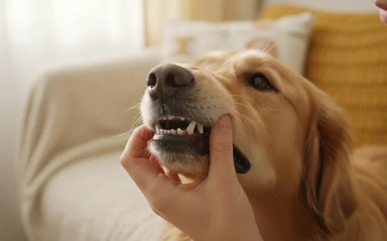 狗狗口臭怎麼辦：主人檢查狗狗口腔