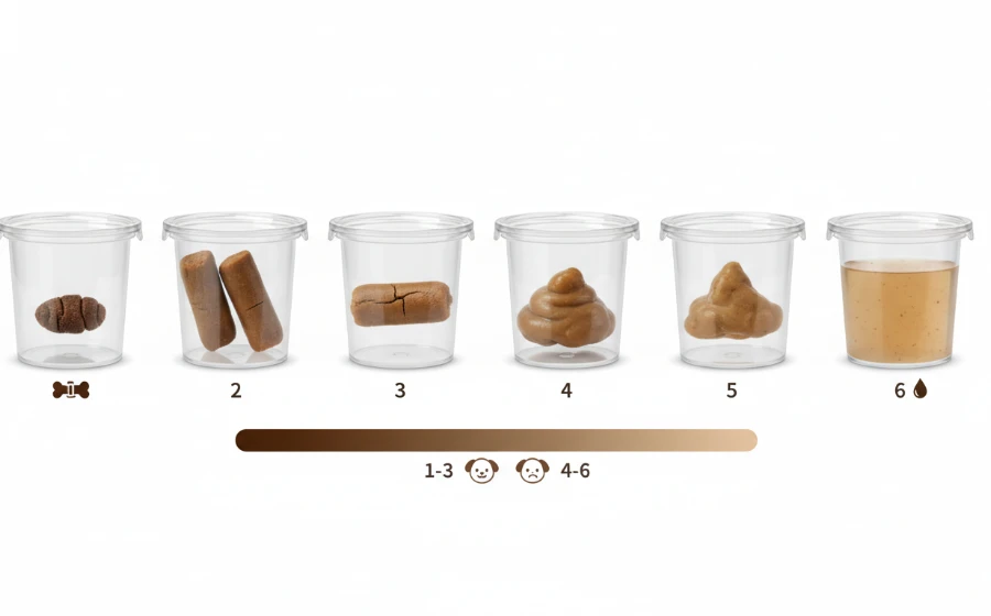 幼犬大便稀的布里斯托分類表