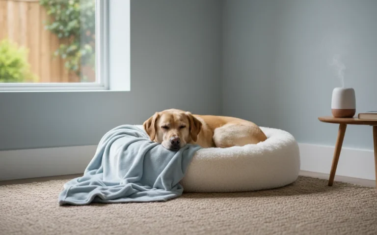 主人以溫和態度陪伴狗狗，建立安全感