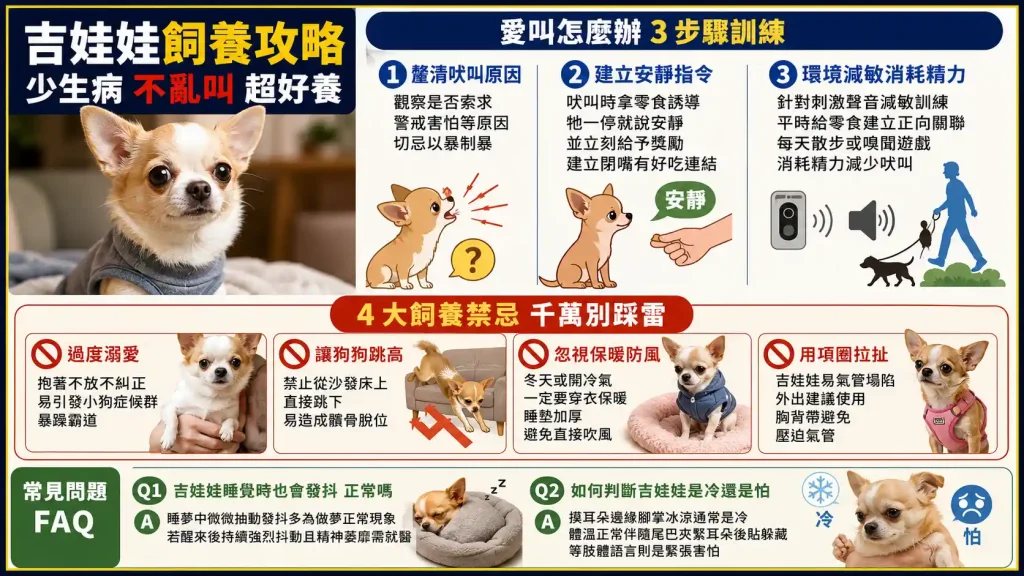 吉娃娃 4 大飼養禁忌：千萬別踩雷！